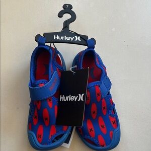 Hurley Kids Vibrant Blue and Red Water Shoes
